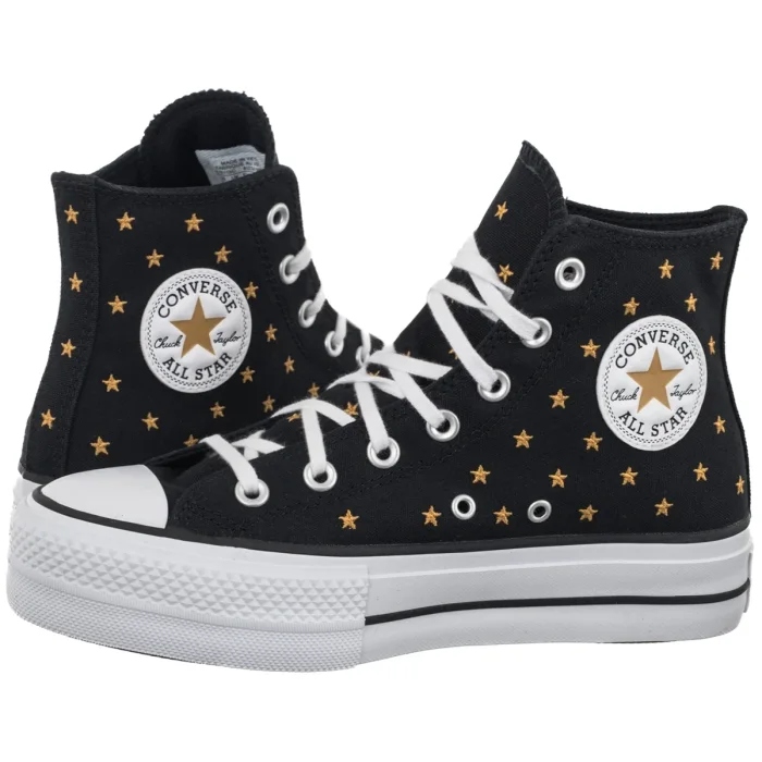 Vysoké dámské tenisky Converse Ctas Lift Black A16113C černé