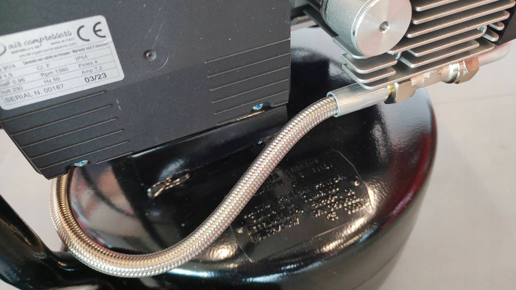 Kompresor bezolejowy MG 24L / 8BAR / 1,47 kW Italy Typ kompresor bezolejowy