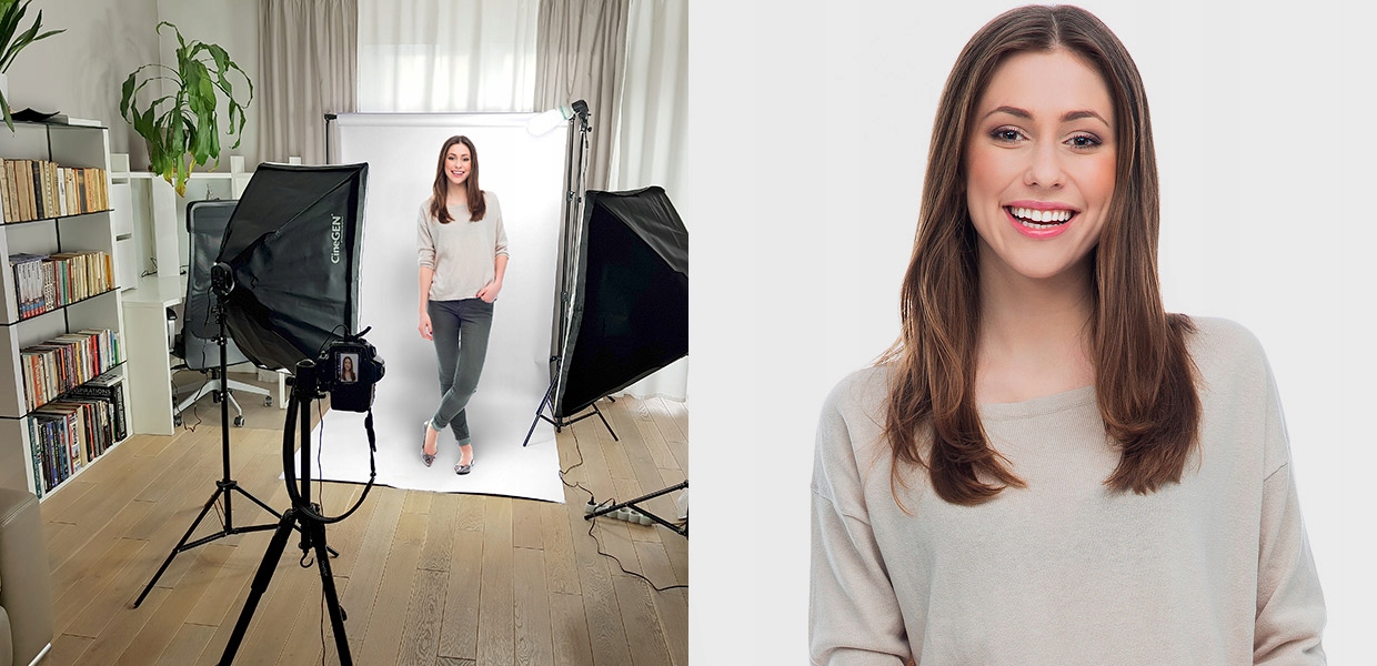 Zestaw Fotograficzny 40x40 cm oświetlenie TŁO 520W EAN (GTIN) 5907564614054