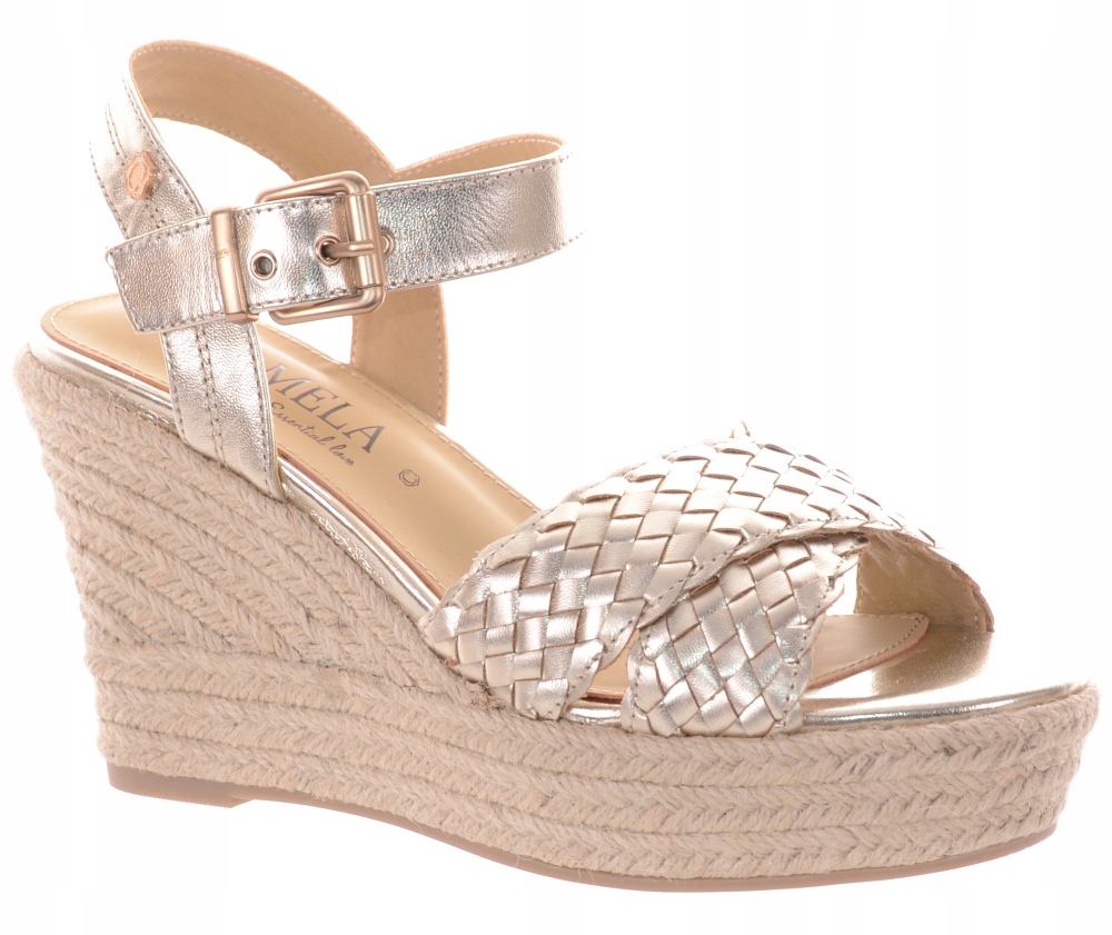 Carmela Zlaté Dámské Sandály Na Platformě 39