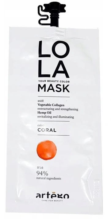 

Artego Lola Maska Tonująca Coral 94% Natura 20 ml