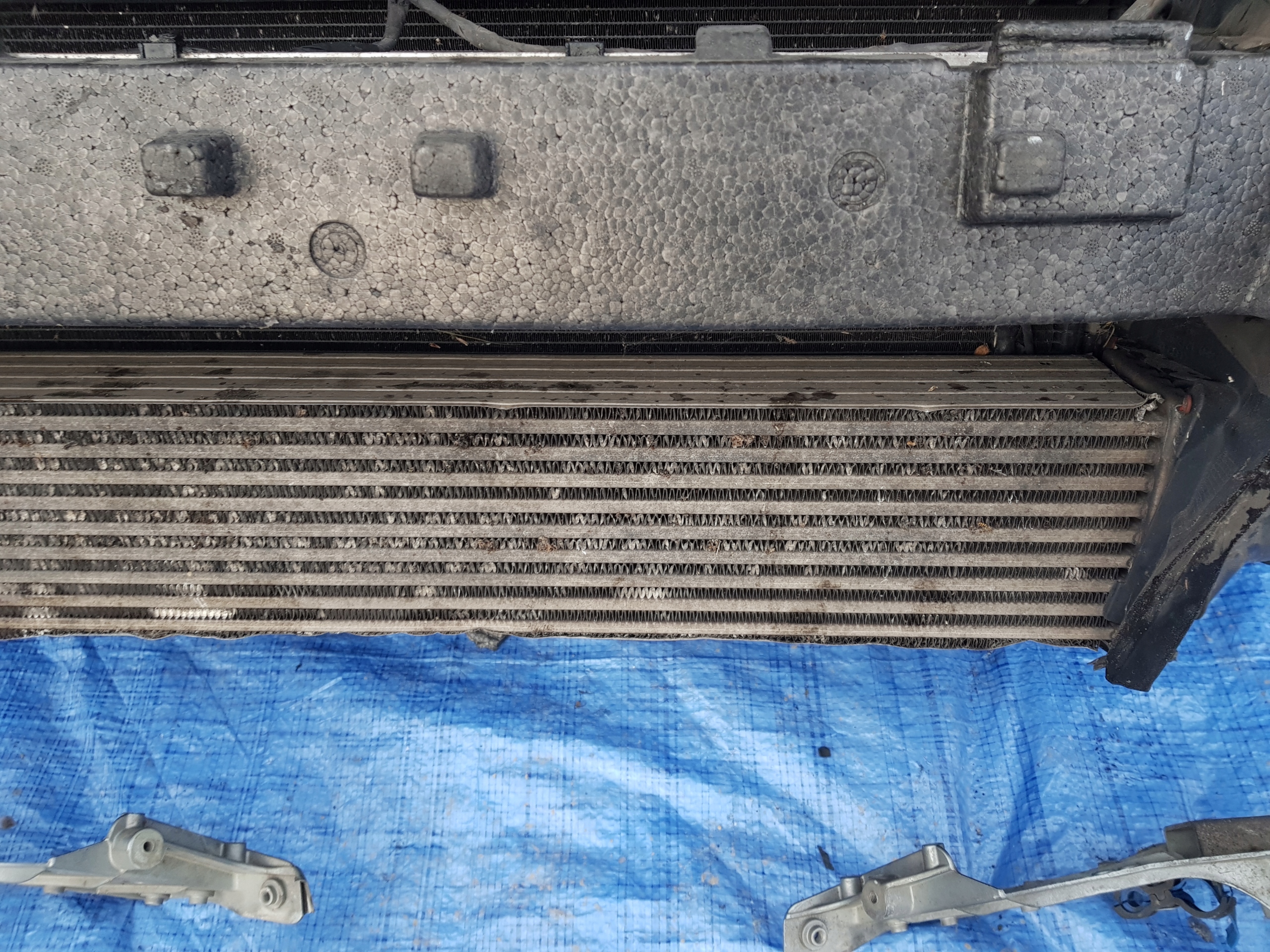 support panel for radiators radiator AUDI A8 D4 4H 3.0 TDI