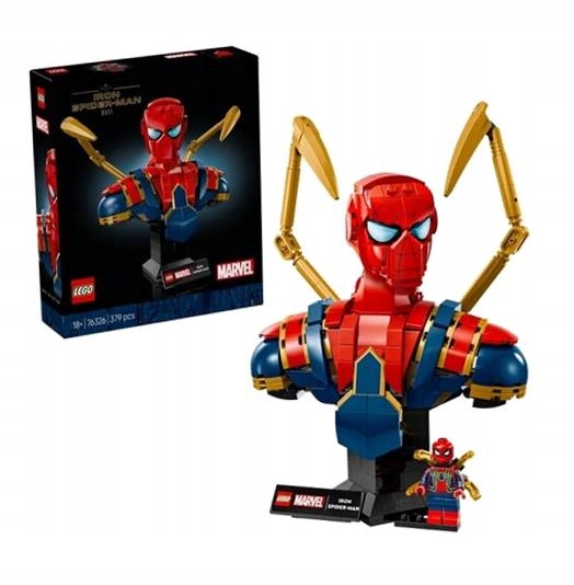 Lego(r) Heroes 76326 Busta Iron Spider-Man