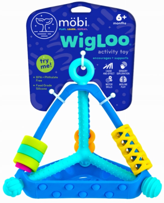 

Mobi Zabawka Sensoryczna Piramidka Gryzak Wigloo
