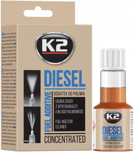 

K2 Diesel Czyści wtryski diesla 50ml T312