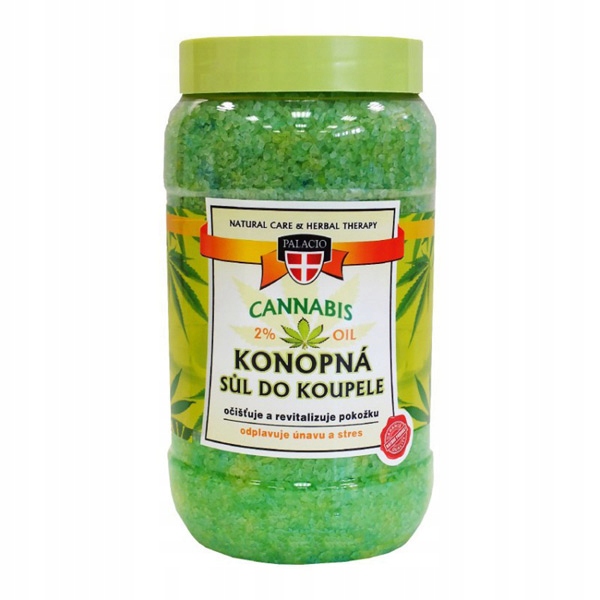 

Palacio konopna sól do kąpieli 1200g