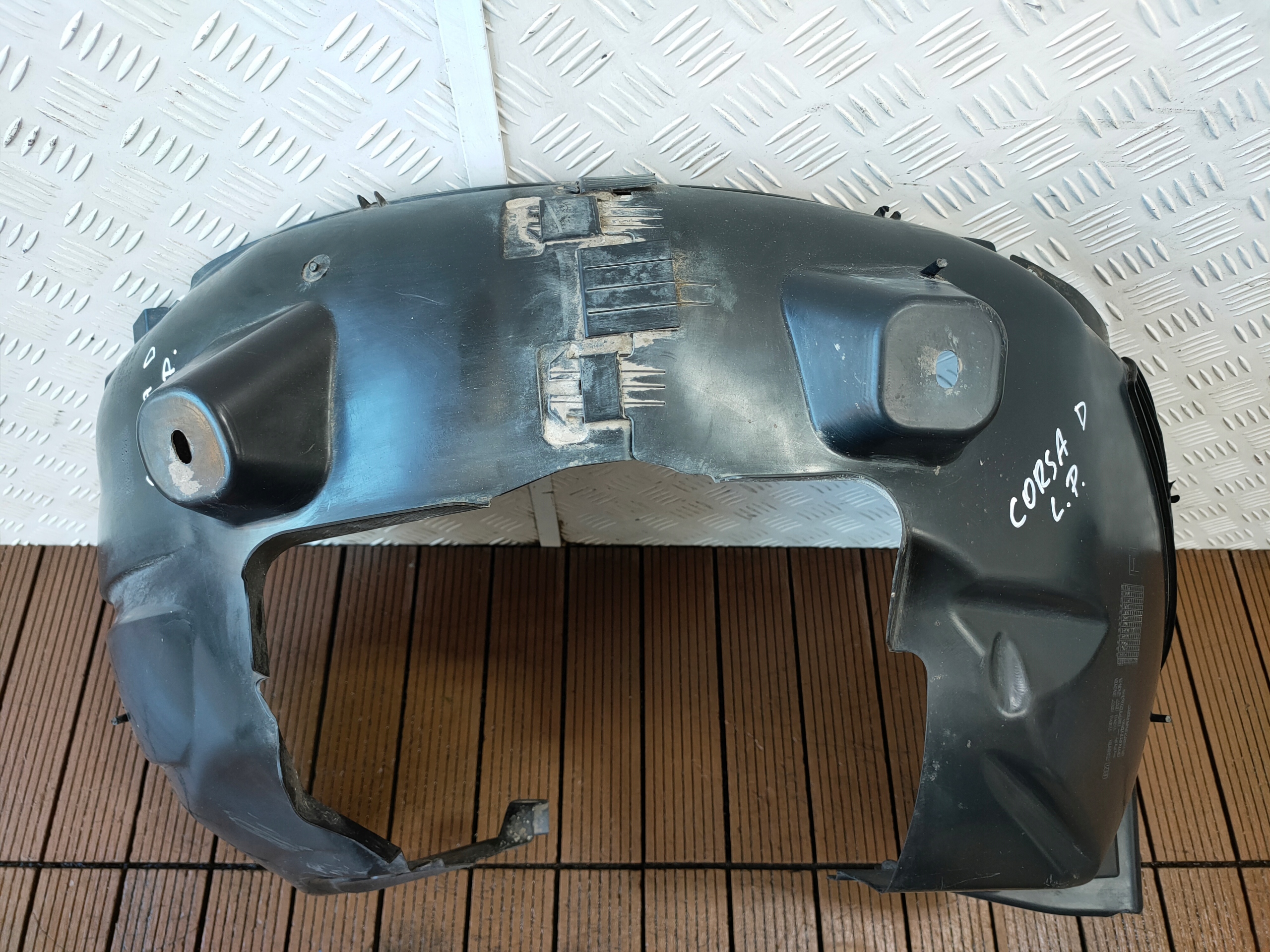 OPEL CORSA D 06-14 mudguard front left complete 13187358 OE