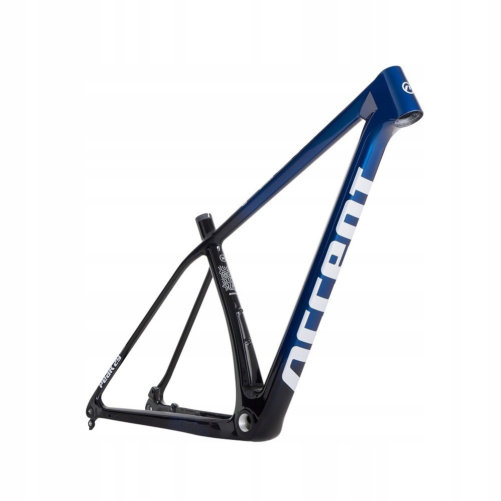 Rám Accent Mtb 29" Peak Carbon Boost modrý, Xs
