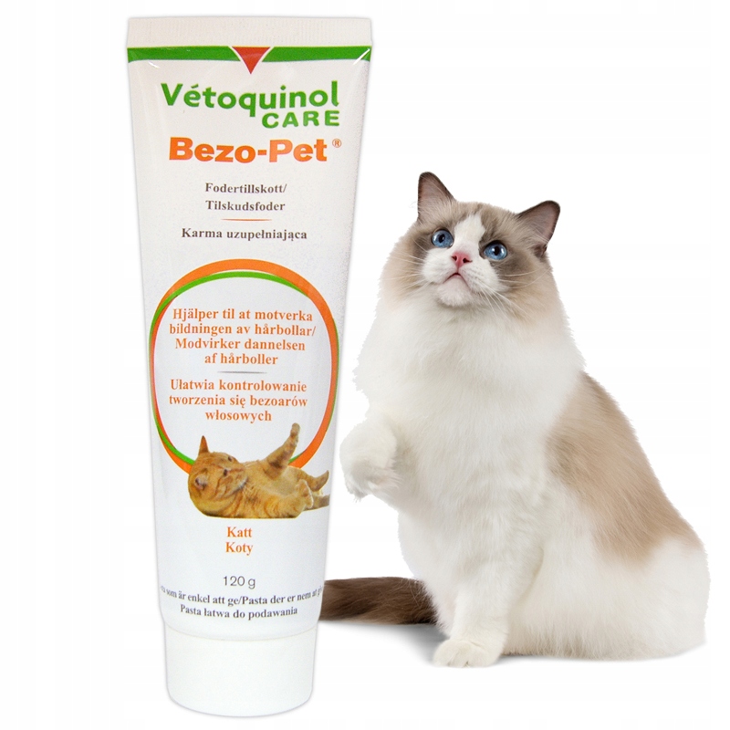 Vetoquinol Bezo-Pet 120 g – odpuzující pasta pro kočky