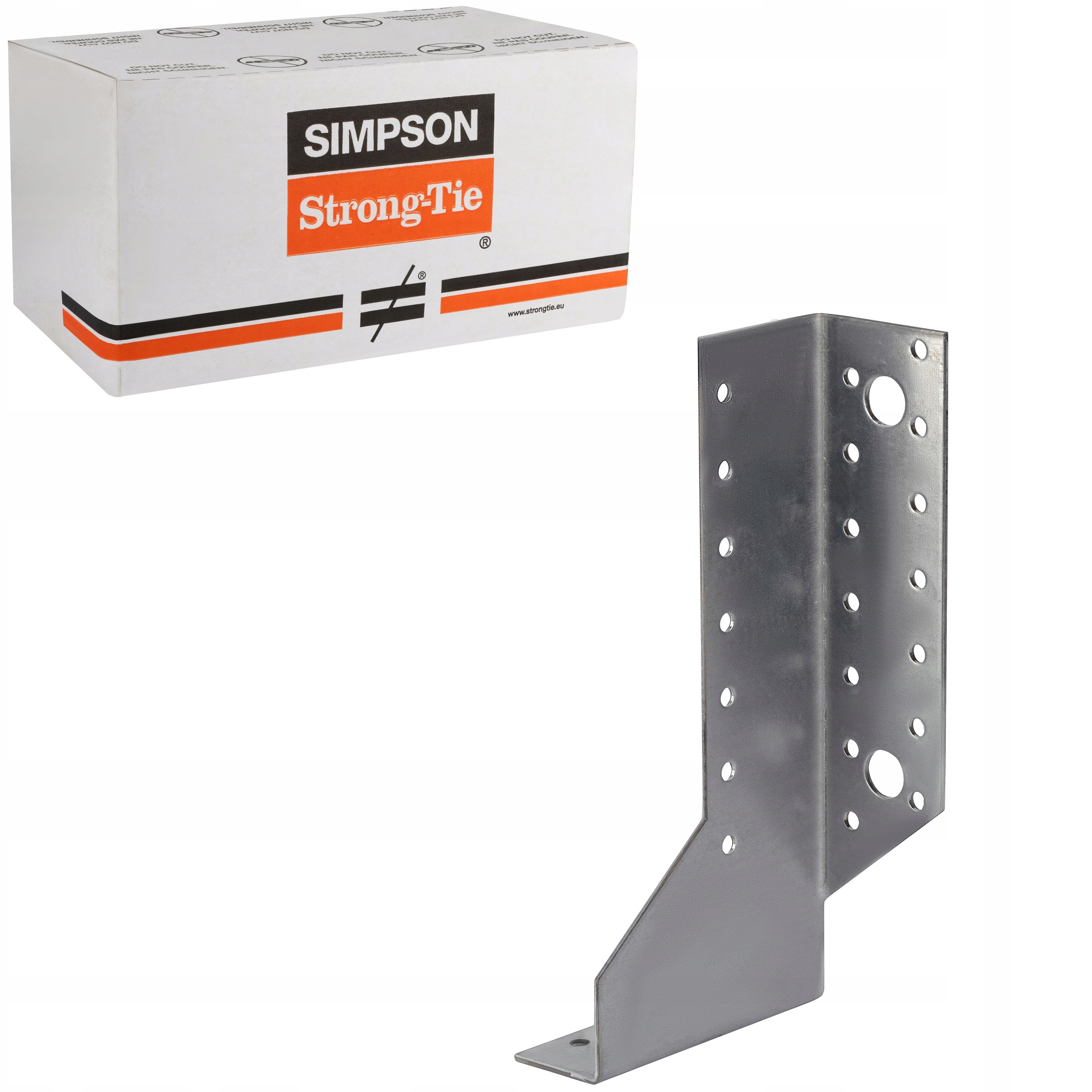 Vešiaky na nosníky delené 188 mm 2 mm 50 ks Pravé Simpson SDED440/30
