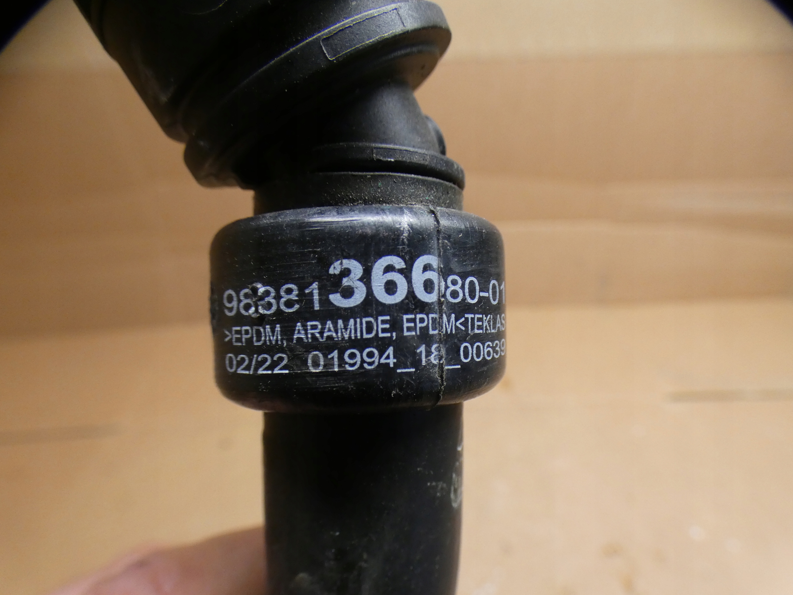PEUGEOT CITROEN OPEL 1.2 THP cijev prijenos vode 9838136680