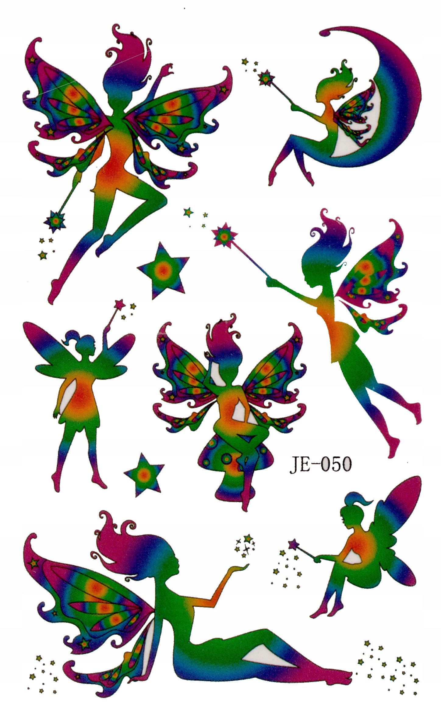 

Tatuaże zmywalne tymczasowe dla dzieci wróżki