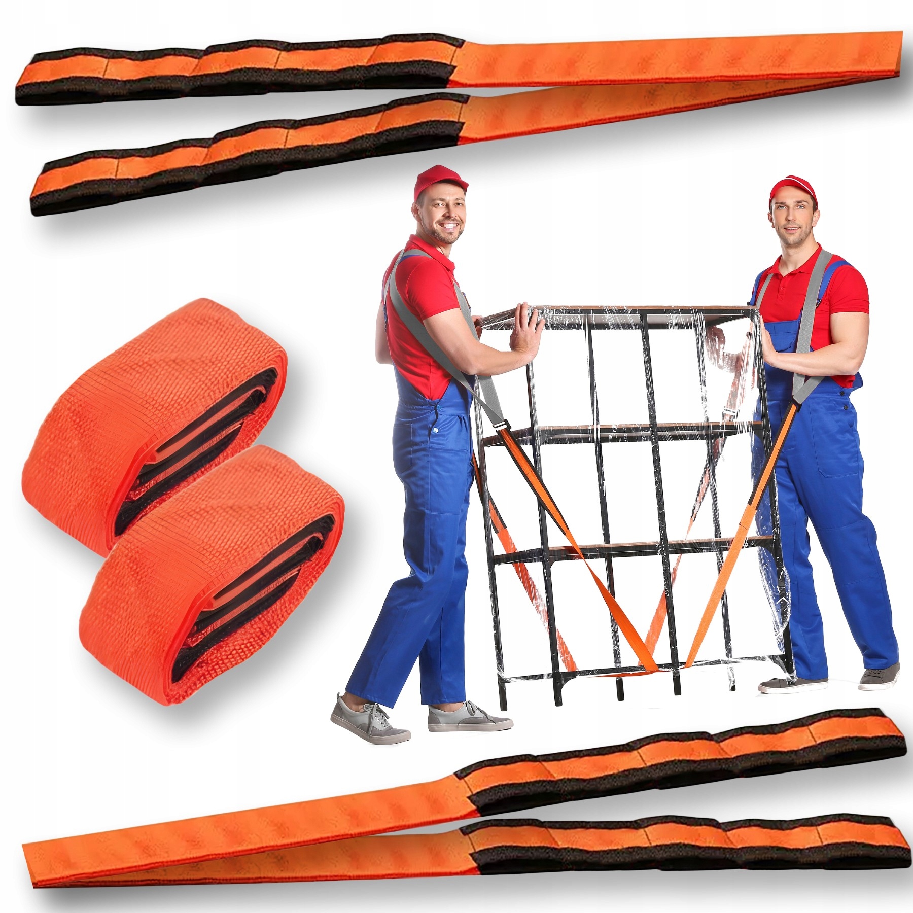 2X PAS SZELKI DO PRZENOSZENIA MEBLI PRZEPROWADZEK TRANSPORT CIĘŻKICH RZECZY