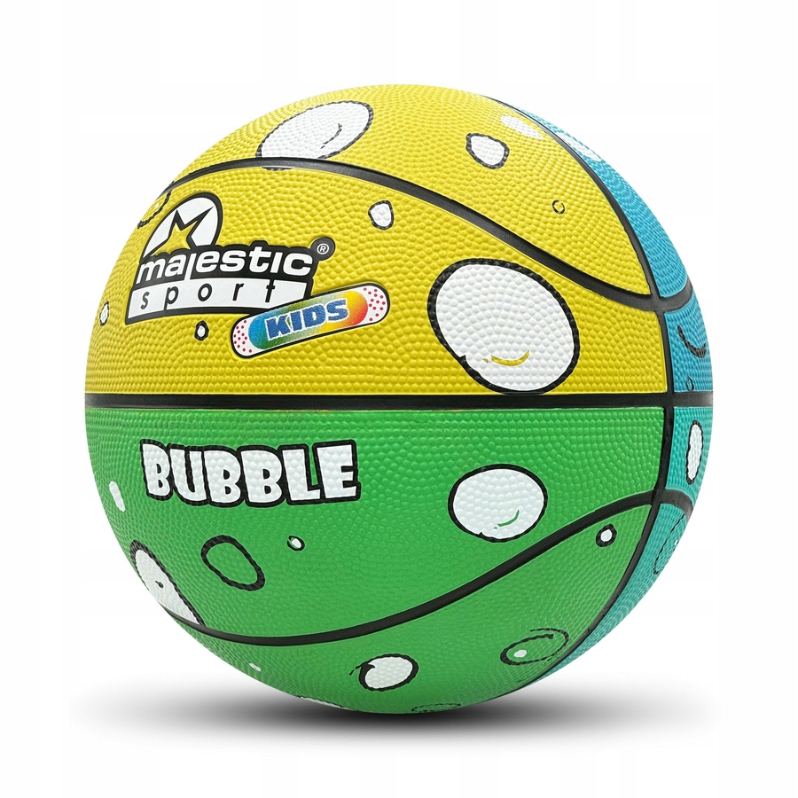 Piłka Do Koszykówki Kosza Treningowa Rekreacyjna Kolorowa r. 4 MAJESTIC Rozmiar 4