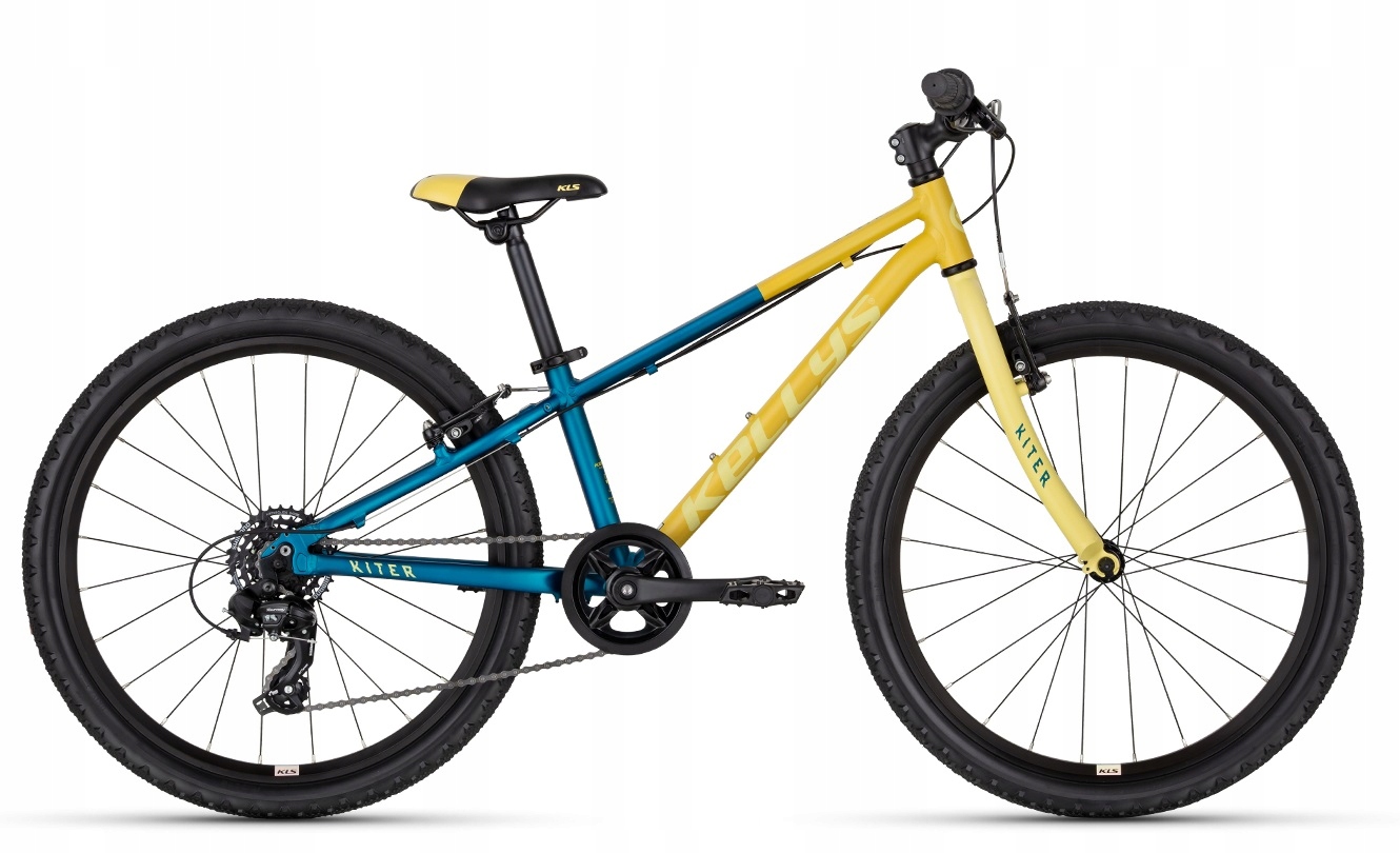 Rower dziecięcy Kellys Kiter 30 koła 24" Marine Gold Blue