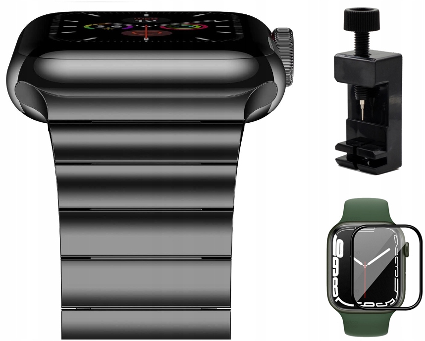 

Pasek Bransoleta Steel Do Apple Watch 45/44/42mm