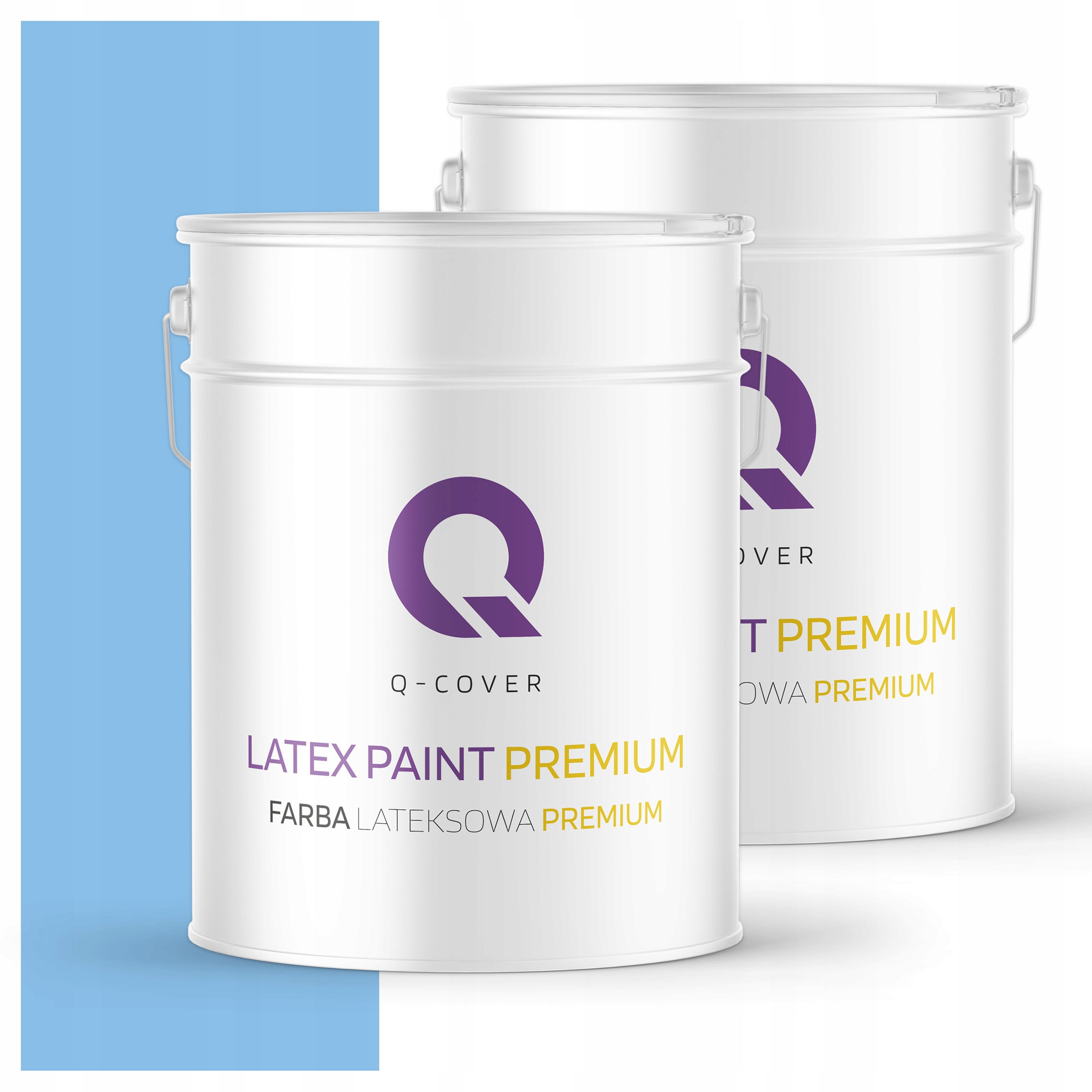 Farba odolná voči škvrnám Umývateľná na steny stropov 10L mat Kráľovská modrá H0141