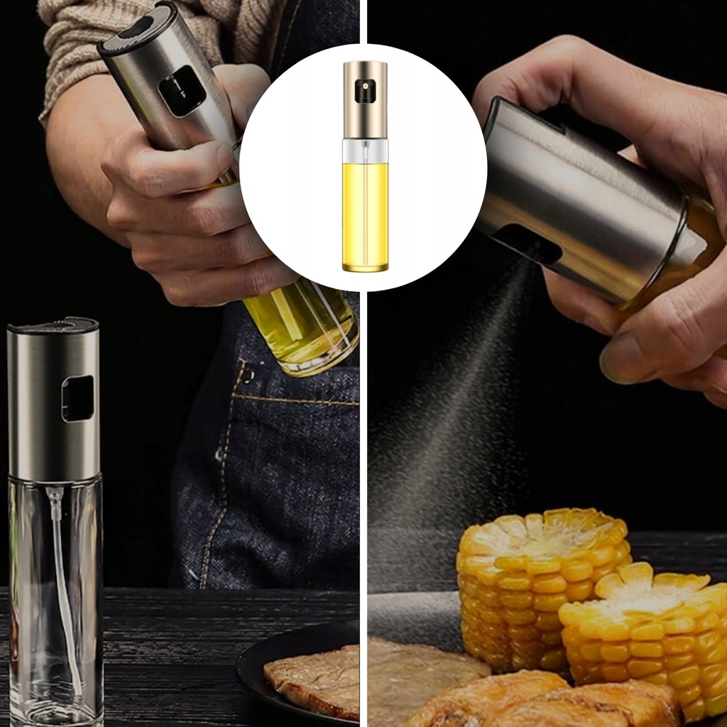 SPRYSKIWACZ DO OLIWY OLEJU OCTU DOZOWNIK W SPRAYU 100 ML MGIEŁKA DO POTRAW Marka Ikonka