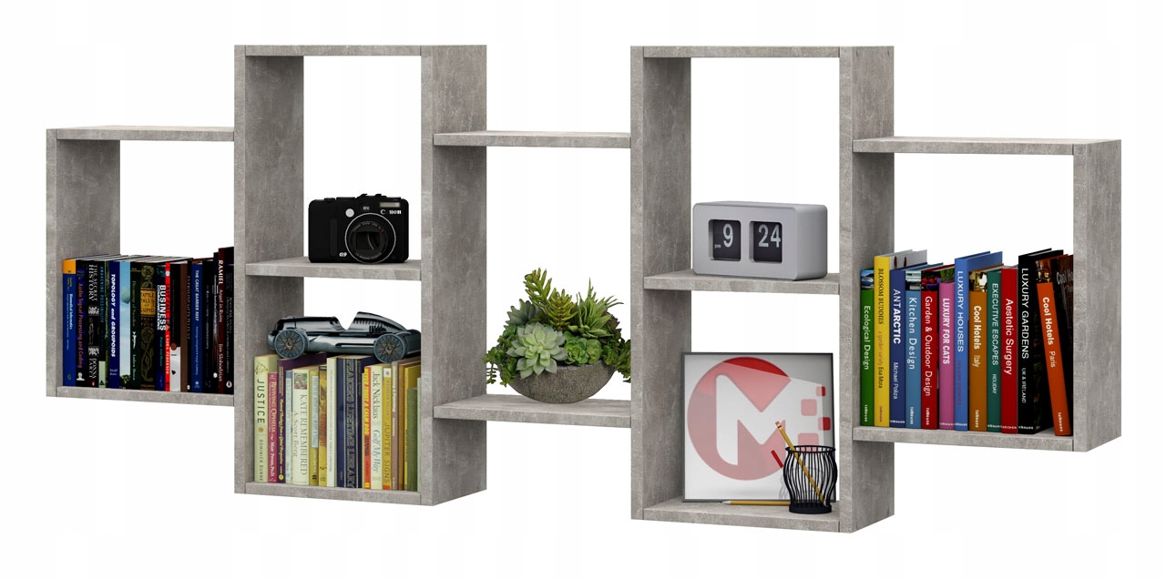Stojąca półka, regał na książki - BETON Marka inna