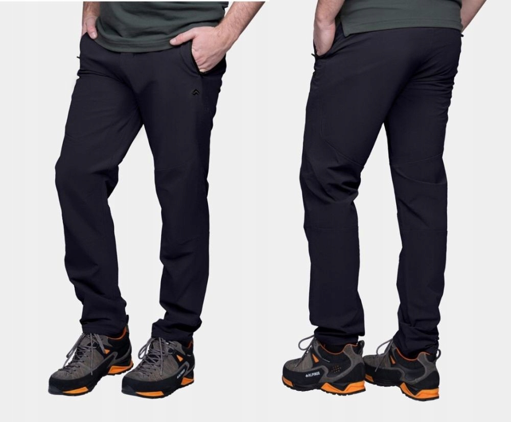 Spodnie Alpinus Trekkingowe męskie Vitorog szare Dwr UPF50+ r XL