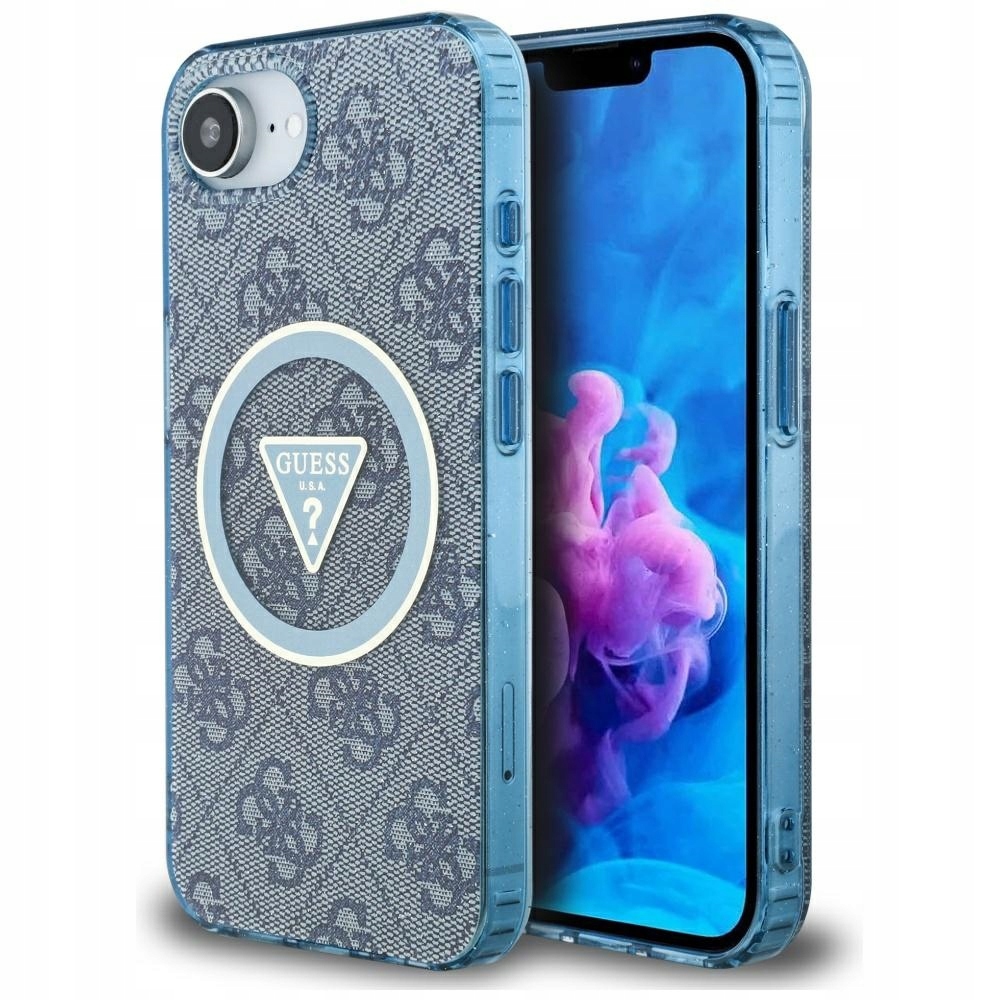 Guess Pouzdro Tpu S Magnetickým Systémem Pro Iphone 16E S Lesklým Povrchem