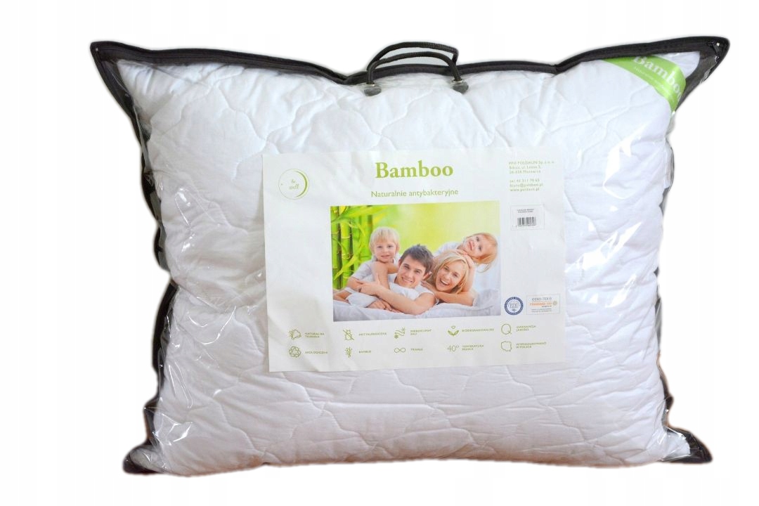 Zestaw kołdra BAMBUSOWA 140x200 + poduszka 70x80 Marka Poldaun