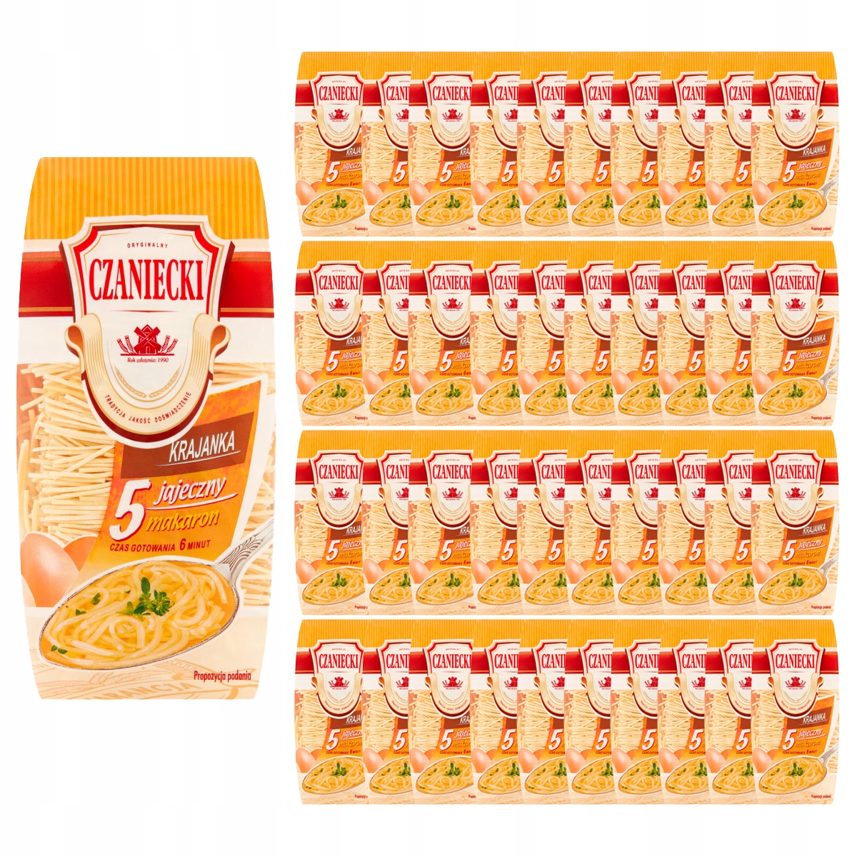 Levně 1X Czaniecki Těstoviny 5 vaječná krajanka 250 g x 40 kusů