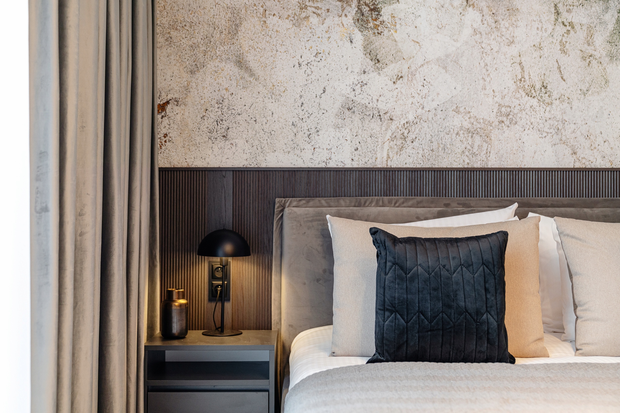 Panel panele ścienne RYFLA struktura fali, kolor DĄB CATANIA Materiał płyta MDF