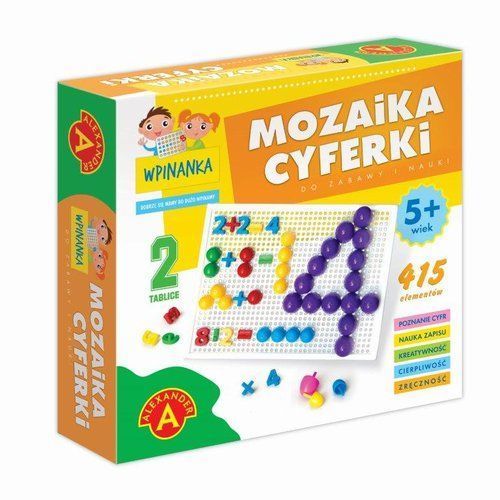 

Wpinanka Mozaika Cyferki do zabawy i nauki