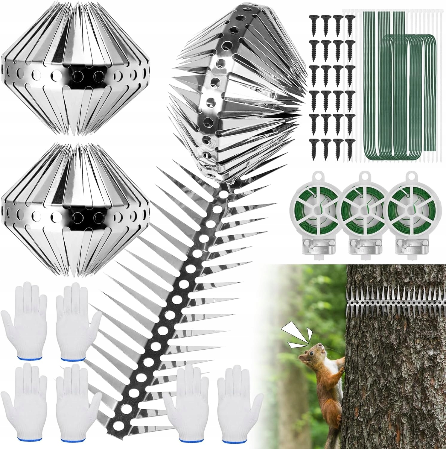 Odstraszacz Kun Kolce Na Kuny Ochronne Na Rynny Rury Kolce Nierdzewne 300cm