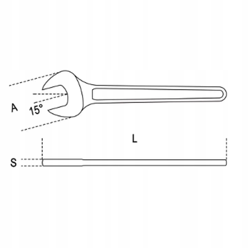 Klucz płaski jednostronny 65mm Marka Beta