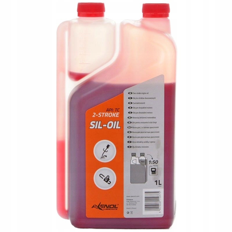 

Olej do mieszanki, piły 2T Axenol Sil-Oil 1L