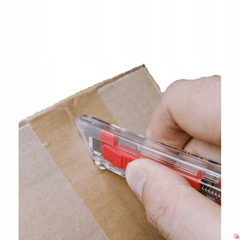 NÓŻ BEZPIECZNY nożyk sprężynowy - chowane ostrze Rodzaj do papieru inny