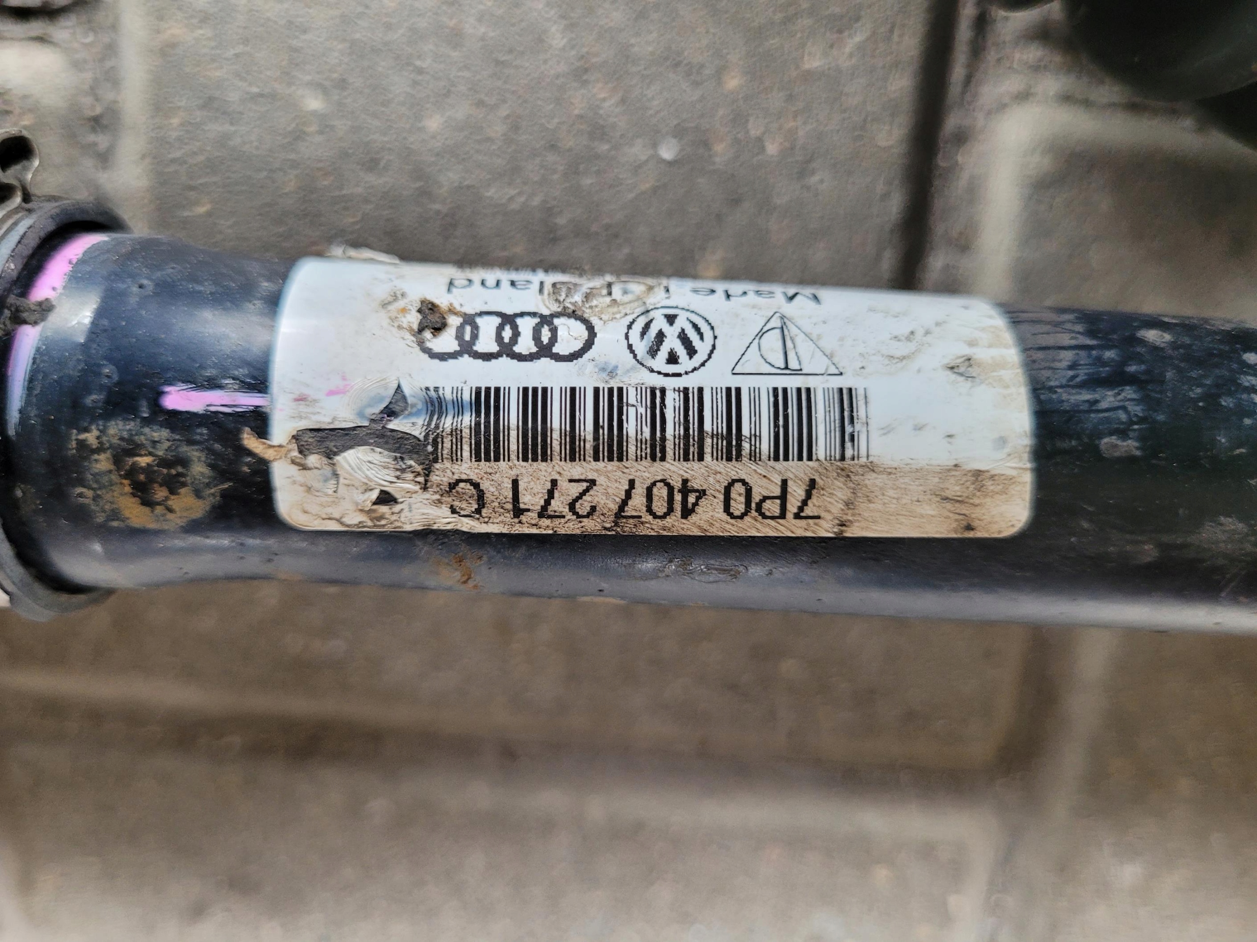 semi-axis front front left right 7P0407271C VW TOUAREG II 2 7P 3.0 TDI