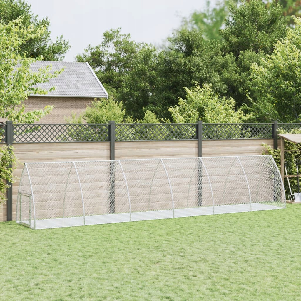 Levně Fionshop 262669755 Králíkárna 105 x 300 x 120 cm pozinkovaná ocel Králíká