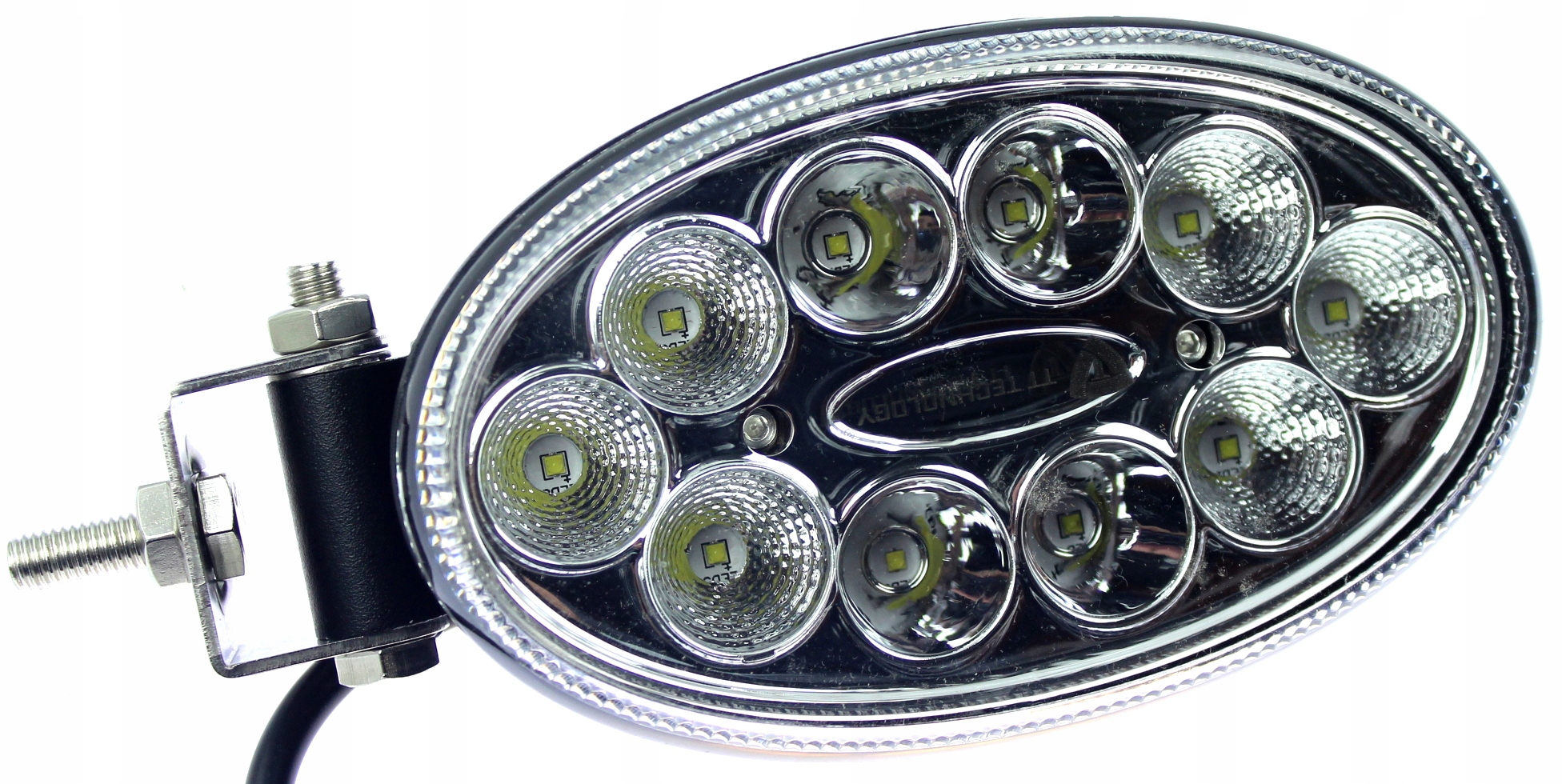 LAMPA ROBOCZA 10 LED 30W 12/24V BOCZNY UCHWYT Producent części TT Technology