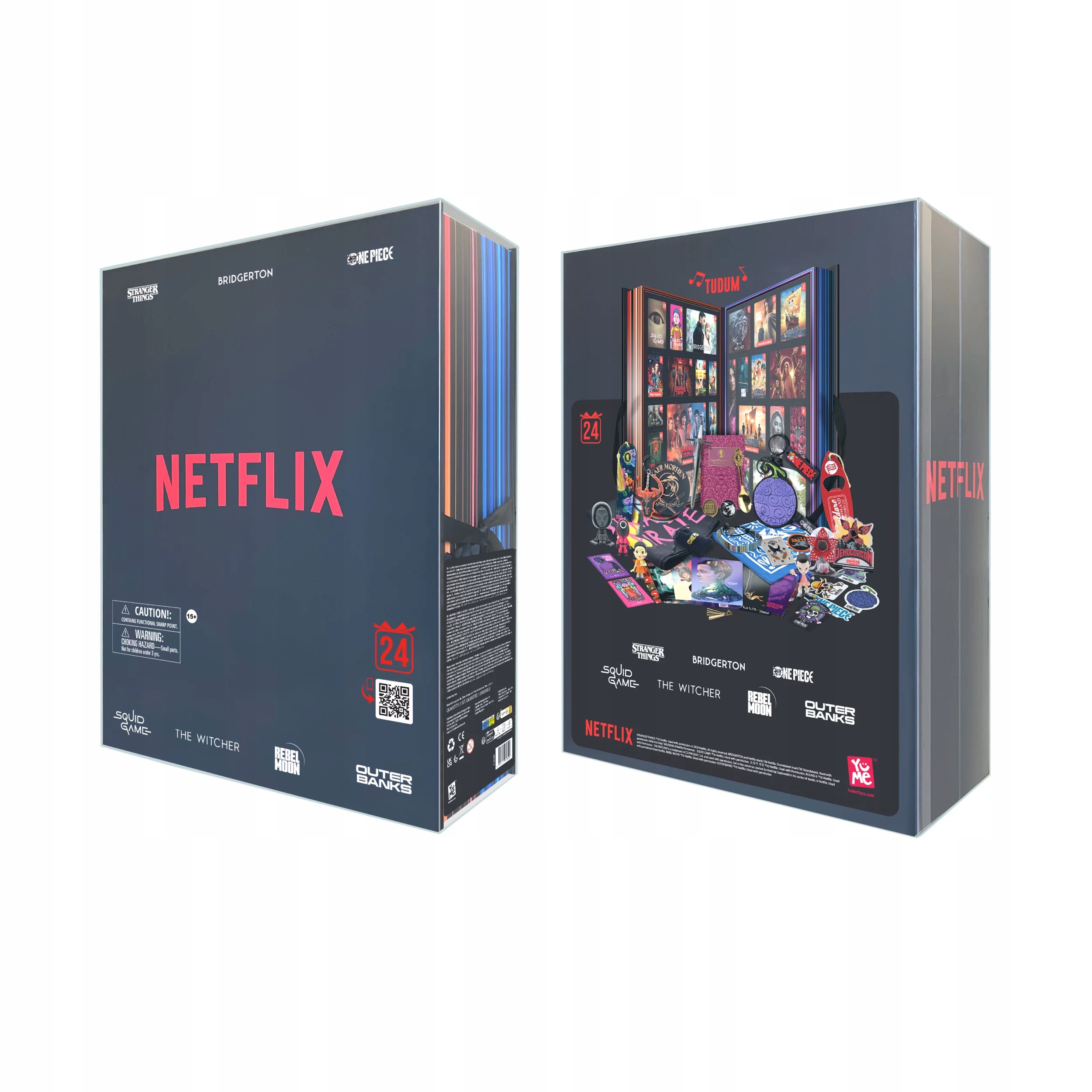Адвент-календарь YuMe Toys Netflix Gift Box Countdown, 24 коллекционных предмета — фото 2