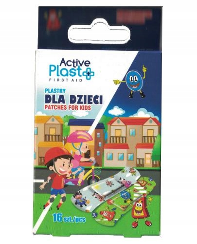 

Active Plast First Aid plastry dla dzieci 16 sztuk