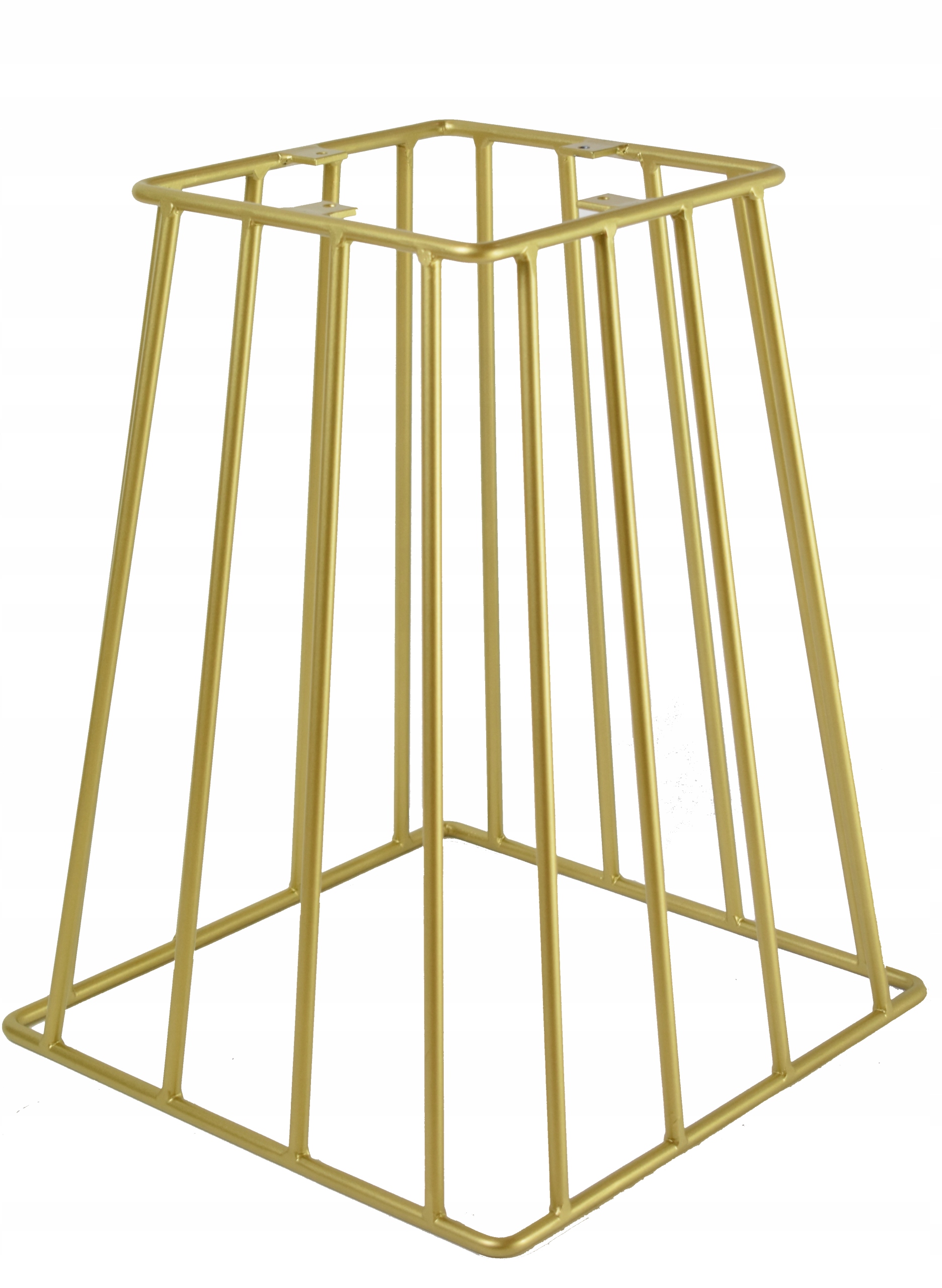 Noha kovová, zlatá, na stôl 48 cm, tyč 8 mm