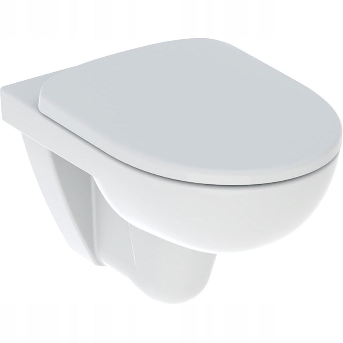 Zestaw wiszącej miski Wc Selnova, lejowa, B36 cm,