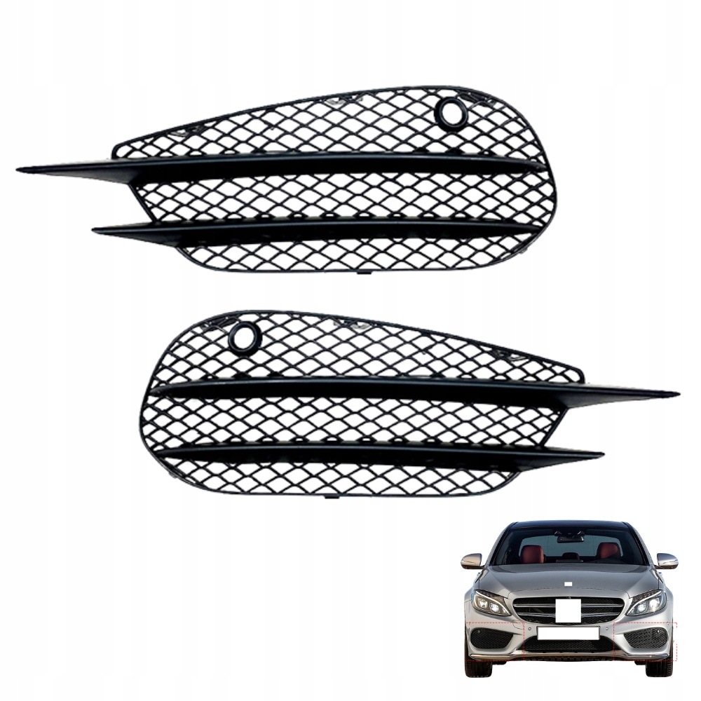 Kryt mlhových světel pro Mercedes-Benz W205 C43 2015–2018