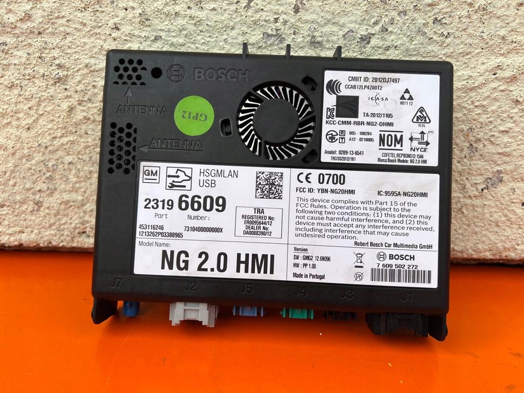 OPEL INSIGNIA A LIFT 23196609 NG 2.0 HMI МОДУЛЬ EUR