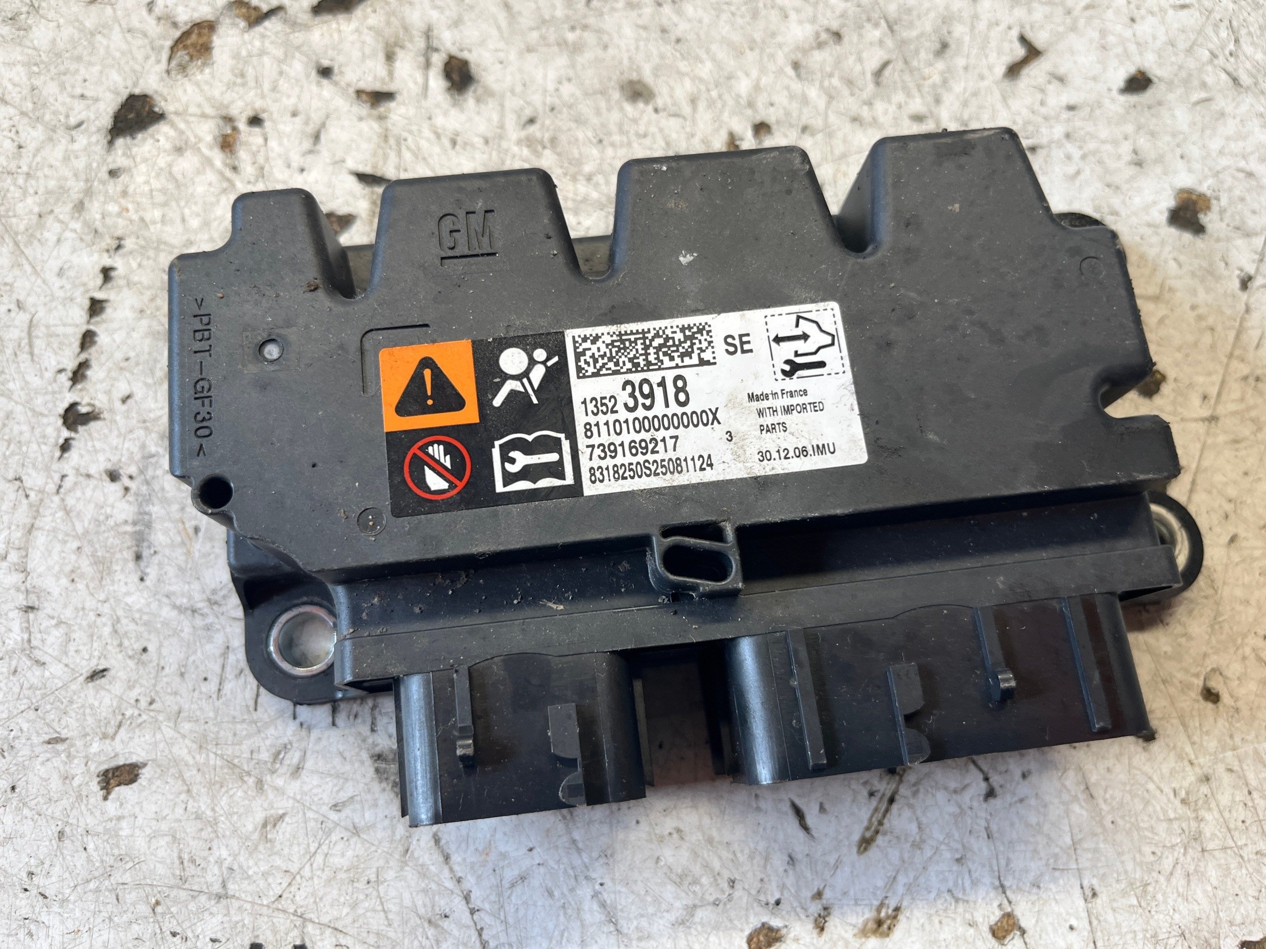 OPEL ASTRA K modulo SENSOR airbag 13523918