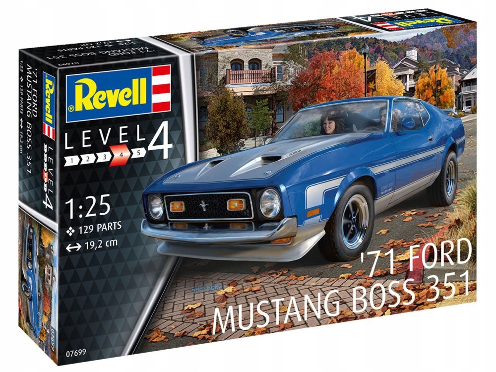 1/25 Slepovací auto Ford Mustang Boss 351 Revell 07699