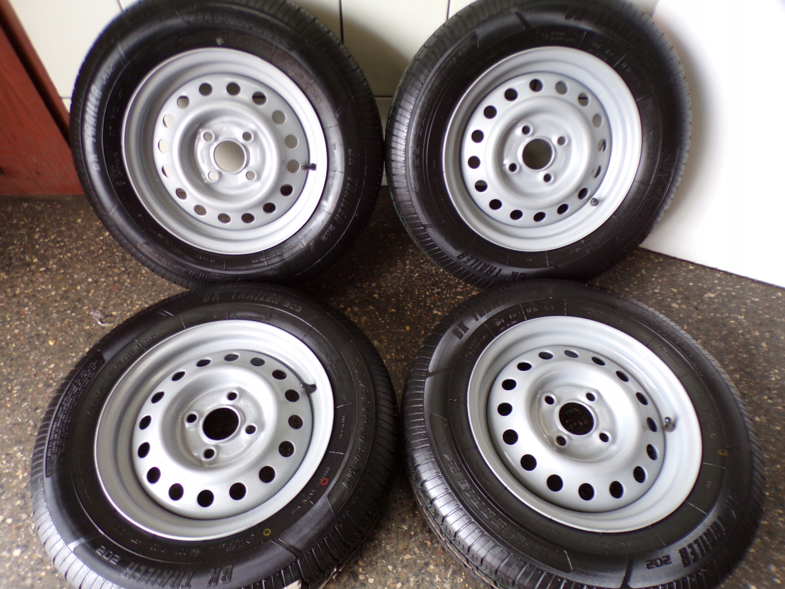 KOŁA LETNIE LAWETA PRZYCZEPKA 155/80R13 XL_F-VAT