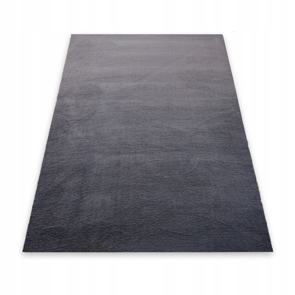 Koberec Koberec, Šedý, Měkký, Pěkná Králičí Kožešina , 140x200