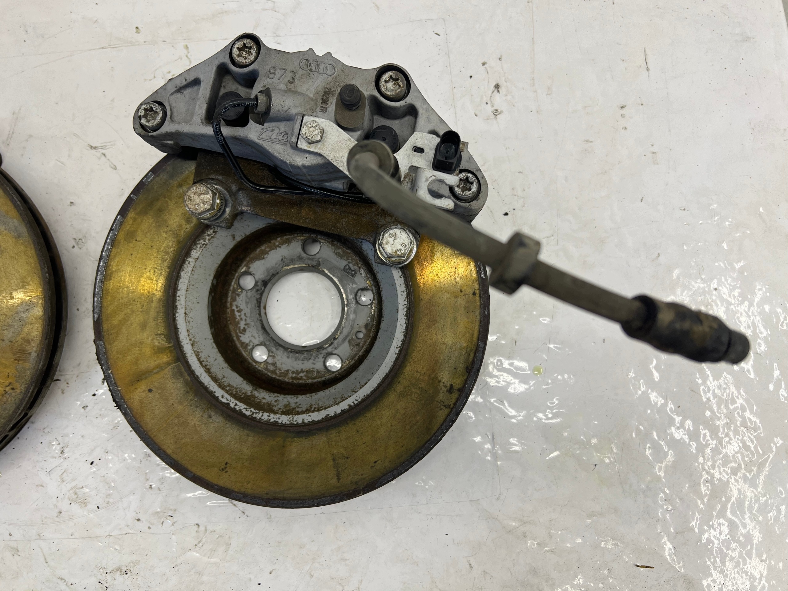 caliper calipers discs front AUDI A6 C6 2.7 3.0 TDI 320 MM SWAP 973 974