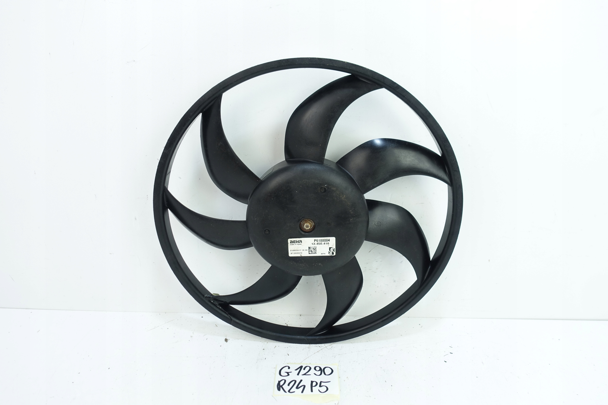 OPEL ADAM 2012- radiator fan 13450416