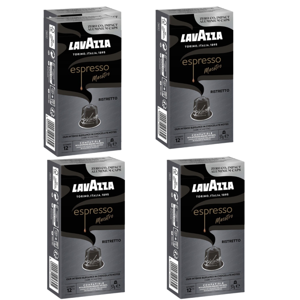 Levně Nespresso kapsle Lavazza Espresso Maestro Ristretto, sada 4 x 10 ks