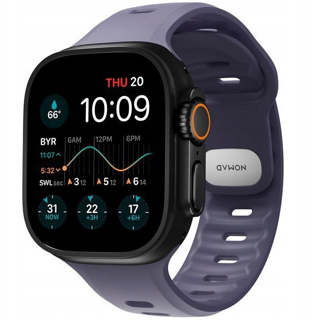 Nomad odolný športový silikónový remienok Apple Watch 49/46/45/44 mm